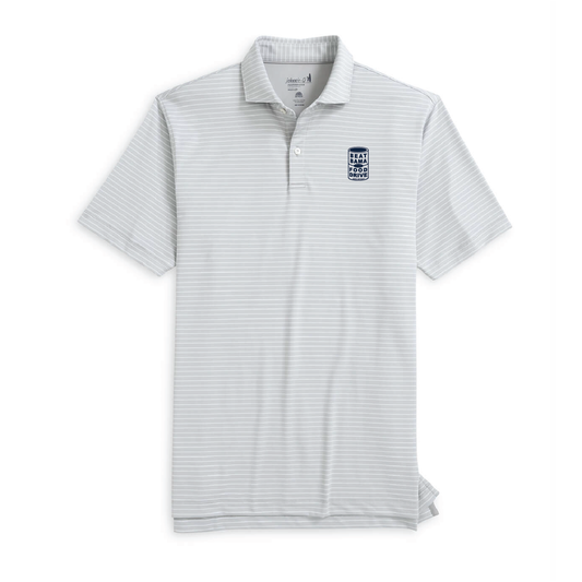 BBFD Grey Striped Polo